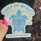 Gulf of Mexico Stay Salty and Resist Holographic Sticker Hands Off Protest Anti Trump JD Vance Pro Choice Feminist Sticker Funny Political