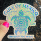 Gulf of Mexico Stay Salty and Resist Holographic Sticker Hands Off Protest Anti Trump JD Vance Pro Choice Feminist Sticker Funny Political