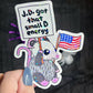 JD Got That Small D Energy Political Satire Sticker Holographic Kamala Walz Decal Pro Choice Feminist Liberal Democrat Decal Anti Trump JD