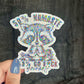 50 Namaste 50 Go F*** Yourself Raccoon Holographic Sticker Mental Health Sticker Positivity Good Vibes Decal Inspirational Self Care Yoga