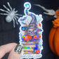 Well Read Witch Holographic Sticker, Spicy Dark Romance Stickers, Booktok stickers, kindle stickers Halloween Book Sticker Waterbottle