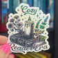 Cozy Readers Era Sparkly Sticker Holographic Book Book Lover, Cozy Mysteries Dark Romance, Booktok, kindle waterbottle laptop Romance Decal