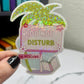 Do Not Disturb I'm Reading Sticker Holographic Summer Decal for Readers bookish sticker gift for readers kindle waterbottle laptop decal