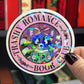 Trashy Romance Book Club Raccoon Holographic Sticker, Spicy Dark Romance, Booktok, kindle laptop stickers Smut decal Funny Reader Bookish