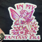 In My Fantasy Era Sticker Holographic Fairy Book Lover Sparkly Decal, Spicy Dark Romance, kindle waterbottle laptop