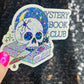 Mystery Book Club Holographic Sticker Decal, Cozy Mystery Reads Bookish kindle waterbottle laptop Reader Bookish Present Gift