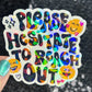 Please hesitate to reach out Holographic Sticker Mental Health Sparkly Spread Positivity Good Vibes Decal Inspirational be kind silly work