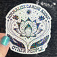 Normalize Caring About Other People Holographic Sticker | Mental Health Sticker Sparkly Spread Positivity Good Vibes Decal Inspirational