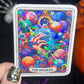 Hooker Crochet Tarot Card Knitting Yarn holographic sticker thimble quilting decal sewing machine sticker cross stitch sticker