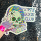 Mystery Book Club Holographic Sticker Decal, Cozy Mystery Reads Bookish kindle waterbottle laptop Reader Bookish Present Gift