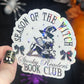 Season of the Witch Spook Readers Book Club Halloween Holographic Sticker Halloween Kindle Decal Spooky Fall Reader Gift Bookish Decal