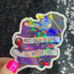 Most Likely to Solve the Mystery First Holographic Sticker Decal, Cozy Mystery Reads Bookish kindle laptop Reader Bookish Present Gift
