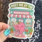 Take me to the Bookstore spring sparkly  holographic sticker Decal for Readers bookish sticker gift for readers kindle laptop decal