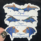 Wings Blue Gold Bat Boys Rhysand Azirel Cassian Holographic Sticker Sparkly ACOTAR Decal Kindle Sticker Spicybook Sticker SJM Stickers