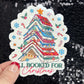 A Court of Thorns and Roses Holographic Christmas Sticker – Sparkly ACOTAR SJM XMAS Gift for Book Lovers | Perfect for Kindles & Laptops.
