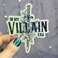 In My Villain Era Sparkly Holographic Bookish Sticker Villain Book Lover, Spicy Dark Romance, erotica, Booktok, Romance Decal