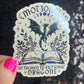 Emotionally Attached to Fictional Dragons Holographic Sticker, Spicy Romance Stickers, Booktok Decal, kindle stickers, Reader Laptop
