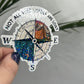 Not All Who Wander Are Lost Holographic Sparkly Sticker Adventure Sticker RV Sticker Outdoor Decal Nature Sticker Travel Hiking Backpacking
