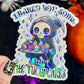I Baked You Some Shut the Fucupcakes Reaper Halloween Holographic Sticker Mental Health Spread Positivity Good Vibes Decal Inspirational