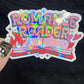 Romance Reader Sparkly Sticker Holographic Book Lover, Spicy Dark Romance, Booktok, kindle waterbottle laptop Romance Decal