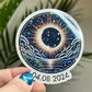 Solar Eclipse Holographic Sparkly Sticker 4.8.2024 Eclipse Souvenir Decal Solar Eclipse 2024 Sticker astronomy lover waterbottle sticker