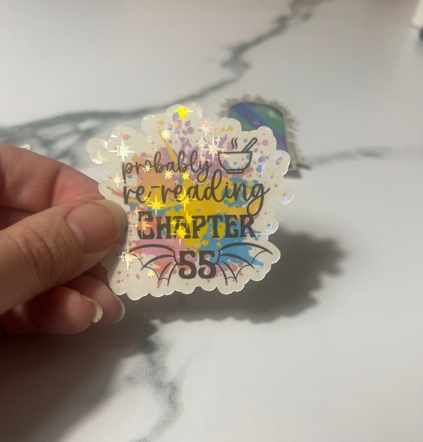 SJM Universe Holographic Stickers, Booktok stickers, kindle stickers, acotar, throne of glass, crescent city stickers tog decals kindle