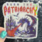 Burn the Patriarchy Holographic Sticker Dragon Hands Off Protest Anti Trump Pro Choice Feminist Leftist Democrat Sticker