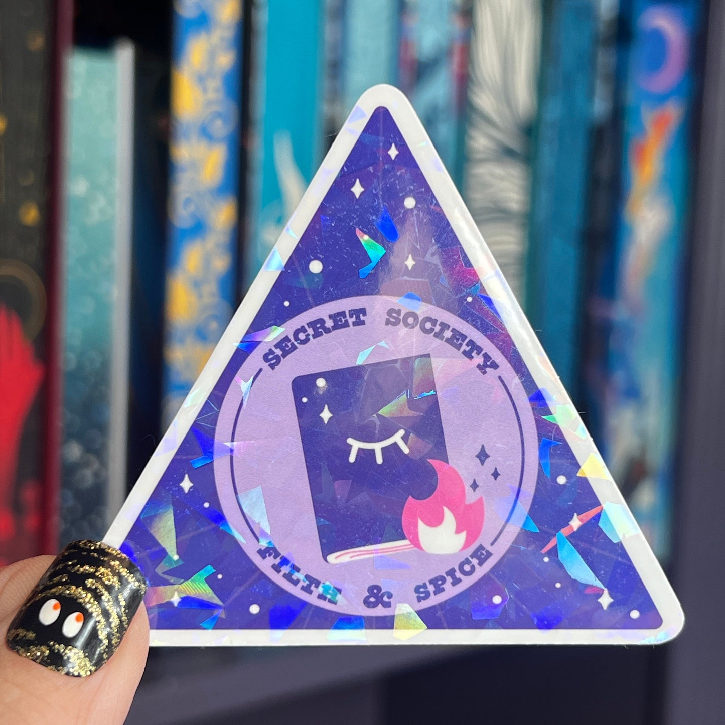 Filth & Spice Secret Society Sticker Holographic Book Book Lover, Spicy Dark Romance, Booktok, kindle waterbottle laptop Romance Decal