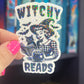 Witchy Reads Holographic Sticker, Spicy Dark Romance, Booktok, kindle waterbottle laptop stickers Halloween book decal celestial book