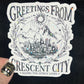 Greetings From Crescent City Holographic Sticker, HOSAB HOEAB Decal, SJM laptop waterproof sticker bookish Waterbottle decal