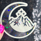 SJM Universe Black & white aesthetic mini Holographic Stickers, Booktok stickers kindle, acotar, throne of glass crescent city decals