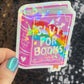 Slut for Book pink Sparkly Sticker Holographic Book Book Lover, Spicy Dark Romance, Booktok, kindle  laptop Romance Decal