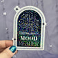 Mood Reader Black & White Holographic Sticker, Sparkly Booktok stickers, kindle stickers, Bookish Decal, Gift for Reader, Magic Sticker