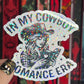 In My Cowboy Romance Era Sticker Holographic Book Lover Sparkly Decal, Spicy Dark Romance, kindle waterbottle laptop Reader Gift