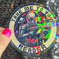 Take Me to Your Reader Holographic Sticker Alien Monster Book Lover Sparkly Decal, Spicy Dark Romance, kindle laptop