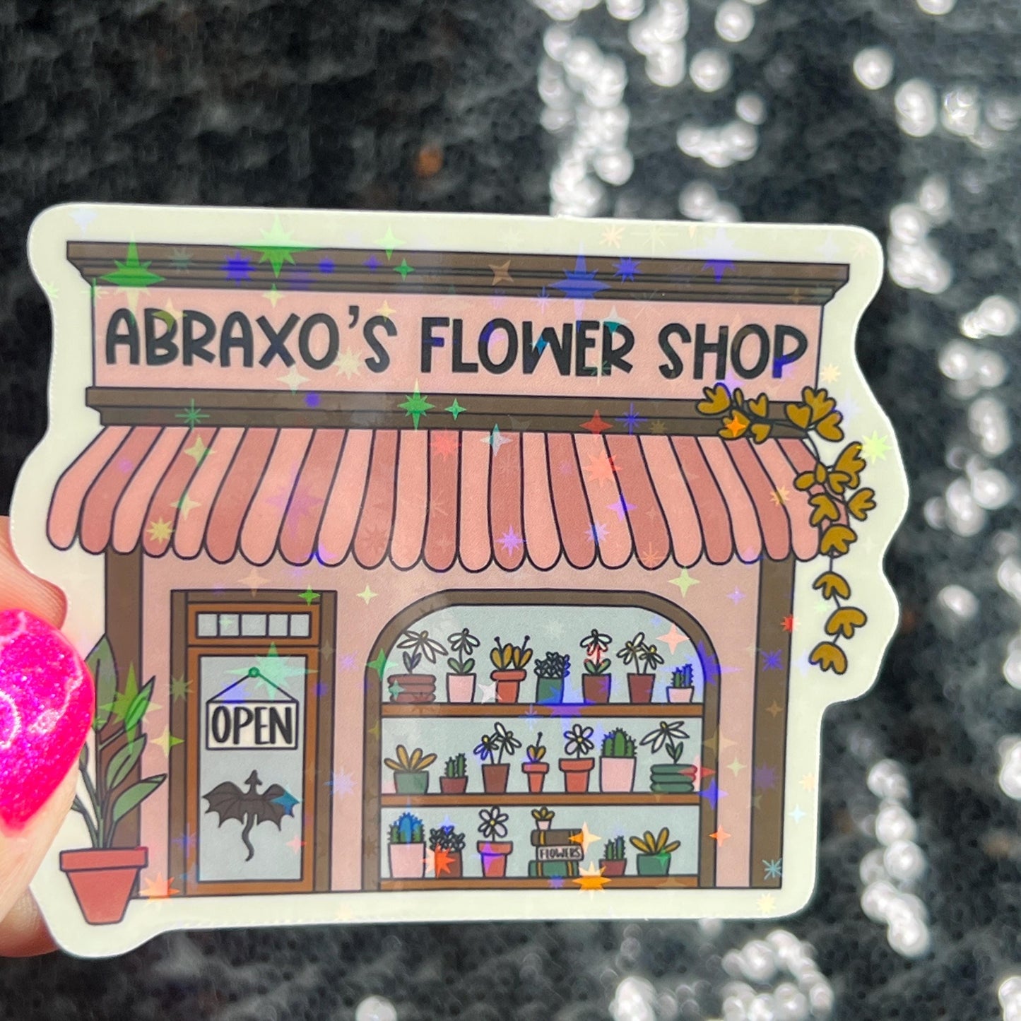 Throne of Glass mini Holographic Sticker Set, Booktok stickers kindle tog small set bundle the thirteen aelin stickers