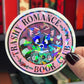 Trashy Romance Book Club Raccoon Holographic Sticker, Spicy Dark Romance, Booktok, kindle laptop stickers Smut decal Funny Reader Bookish