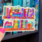 When I Think About Books I Touch My Shelf Holographic Sticker Book Lover Sparkly Decal, Spicy Dark Romance Bookish, kindle waterbottle