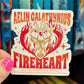 Aelin Galathynius Fireheart Throne of Glass Holographic Sticker Aelin Tog water bottle decal TOG laptop sticker SJM Decal Kindle Sticker