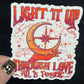 Red Crescent City Light It Up Through Love All is Possible Holographic Sticker HOSAB HOEAB Decal SJM laptop sticker bookish Waterbottle