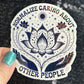Normalize Caring About Other People Holographic Sticker | Mental Health Sticker Sparkly Spread Positivity Good Vibes Decal Inspirational