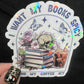 I Want My Books Spicy and My Coffee Icy Holographic Sparkly Sticker Book Lover Spicy Romance Booktok kindle waterbottle laptop Romance Decal