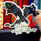You Belong Amongst the Wildflowers Abraxos Throne of Glass Holographic Sticker The Thirteen Dragon Wyvern Tog decal Manon TOG laptop sticker