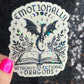 Emotionally Attached to Fictional Dragons Holographic Sticker, Spicy Romance Stickers, Booktok Decal, kindle stickers, Reader Laptop