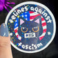 Felines Against Fascism Political Sticker Holographic Kamala Decal Pro Choice Feminist Liberal Democrat Anti Trump JD Vance