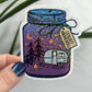 Collect Memories mason jar Holographic Sparkly Sticker Adventure Sticker RV Sticker Outdoor Decal Nature Sticker Travel Hiking Camping