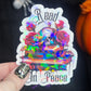 Read In Peace Holographic Sticker, Spicy Dark Romance Sticker, Booktok sticker, kindle stickers dark academia book sticker rip bookish decal