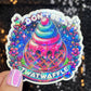 Don't be a Twatwaffle Sparkly Holographic Sticker Mental Health Spread Good Vibes Decal ADHD Neurodivergent Sticker Inspirational Mindful