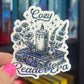 Cozy Readers Era Sparkly Sticker Holographic Book Book Lover, Cozy Mysteries Dark Romance, Booktok, kindle waterbottle laptop Romance Decal
