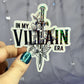 In My Villain Era Sparkly Holographic Bookish Sticker Villain Book Lover, Spicy Dark Romance, erotica, Booktok, Romance Decal